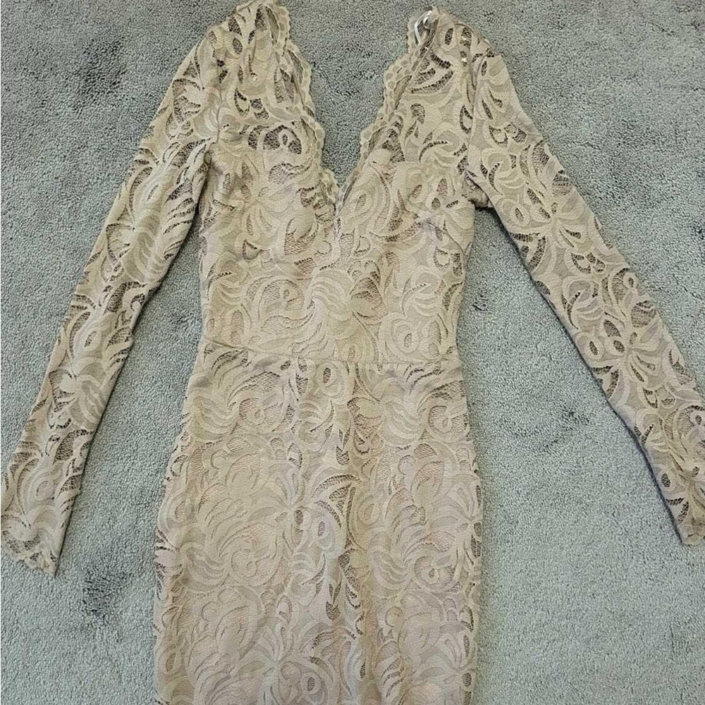 Lace mini dress